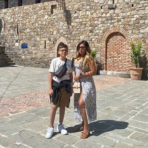 Zara dress gently used with slit in front